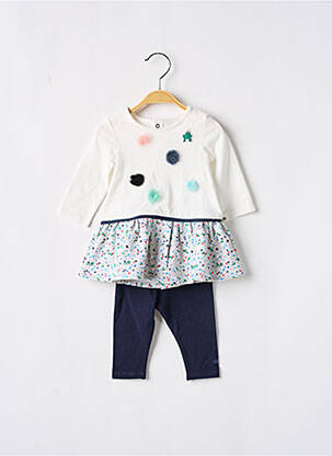 Set pantaloni alb CATIMINI fată