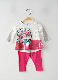 Set pantaloni roz CATIMINI fille