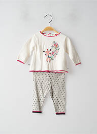 Set pantaloni alb CATIMINI fille