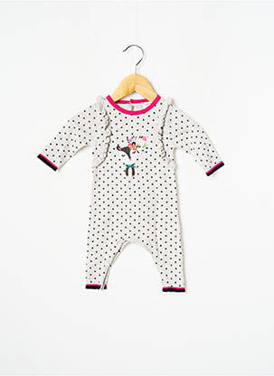 Salopetă-pantalon alb CATIMINI fată