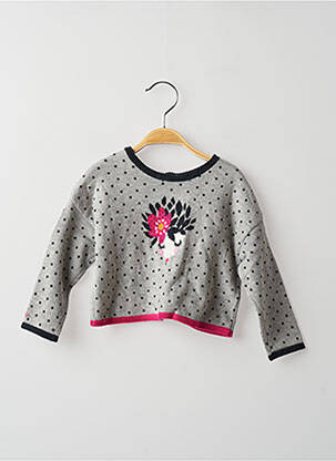 Vestă cu mâneci lungi gri CATIMINI fată