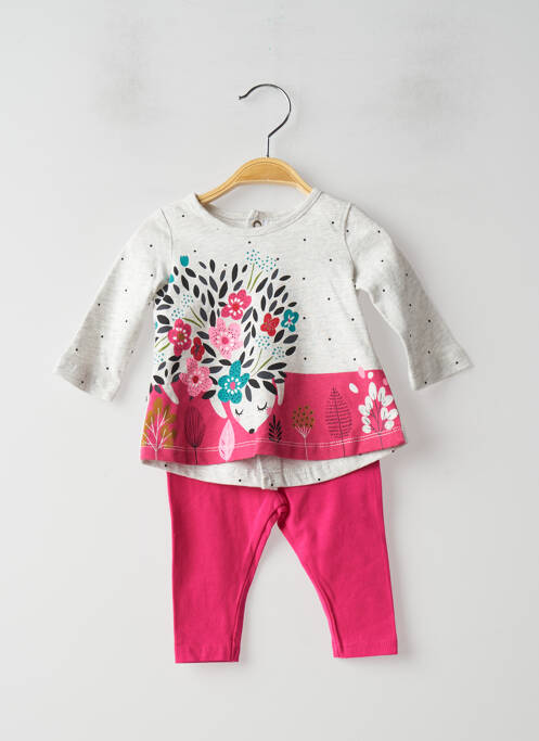 Set pantaloni roz CATIMINI fată