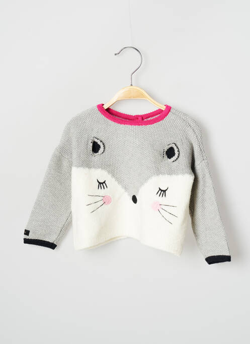 Vestă cu mâneci lungi gri CATIMINI fată