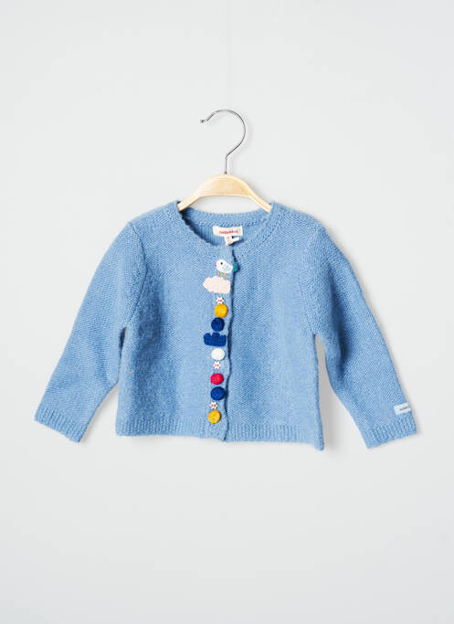 Vestă cu mâneci lungi albastru CATIMINI fată