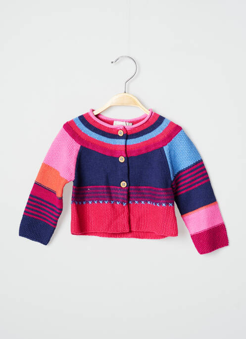 Vestă cu mâneci lungi roz CATIMINI fată