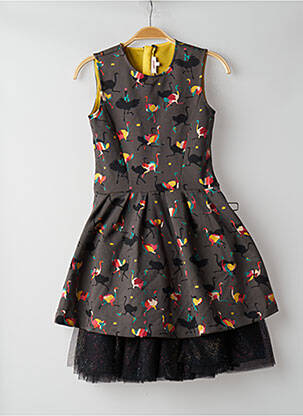 Rochie midi multicolor CATIMINI fată