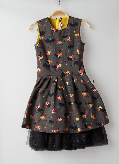 Rochie midi multicolor CATIMINI fată