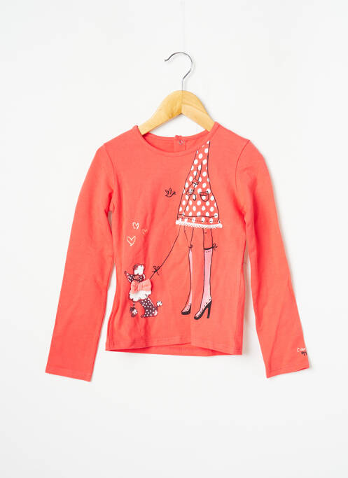 Vestă cu mâneci lungi roz CATIMINI fată