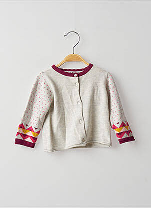 Vestă cu mâneci lungi alb CATIMINI fată