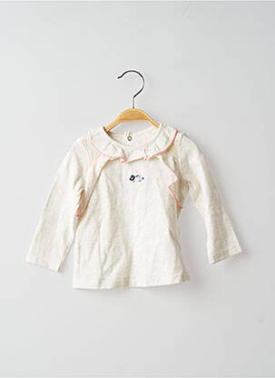 Vestă cu mâneci lungi alb CATIMINI fată