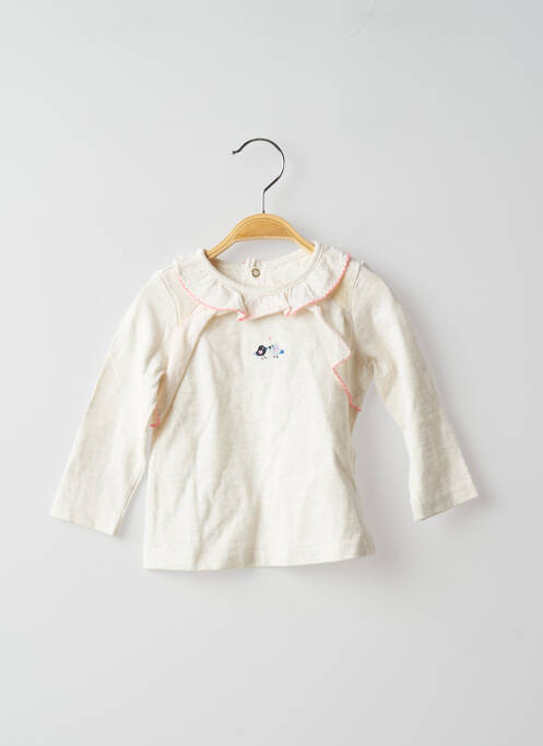 Vestă cu mâneci lungi alb CATIMINI fată