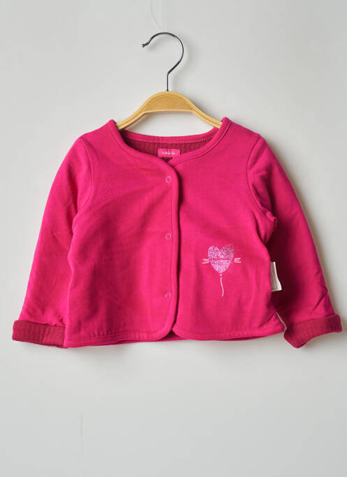 Vestă cu mâneci lungi roz CATIMINI fată