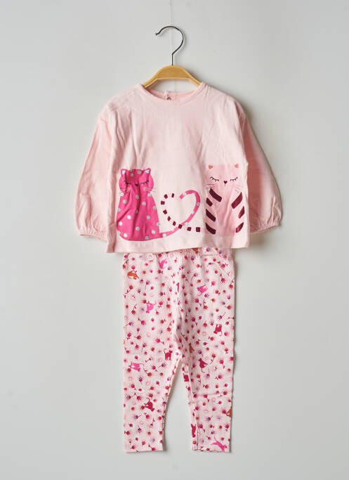 Set pantaloni roz CATIMINI fată