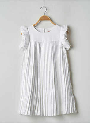 Rochie midi alb CATIMINI fată