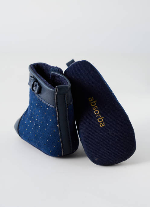Papuci/Pantofi de casă bleumarin ABSORBA fată
