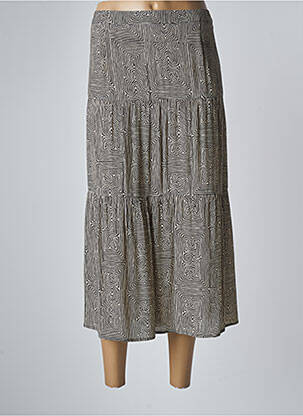 Fustă midi bej DEVERNOIS femeie