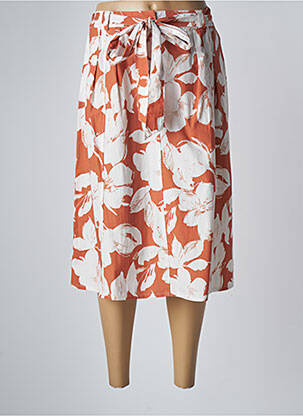 Fustă midi portocaliu DEVERNOIS femeie