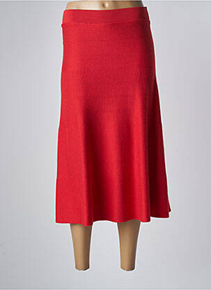Fustă midi roșu DEVERNOIS femeie