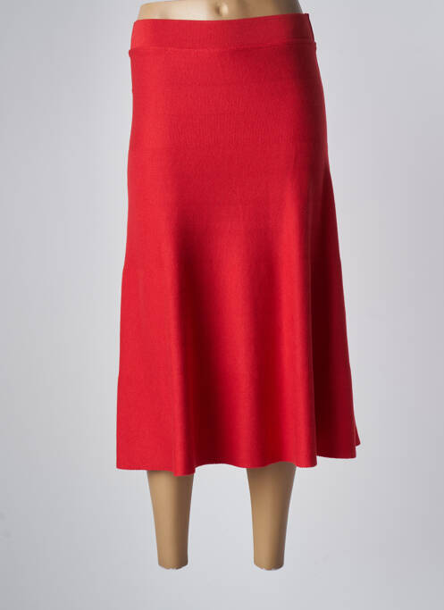Fustă midi roșu DEVERNOIS femeie
