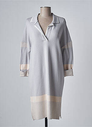 Rochie midi gri DEVERNOIS femeie