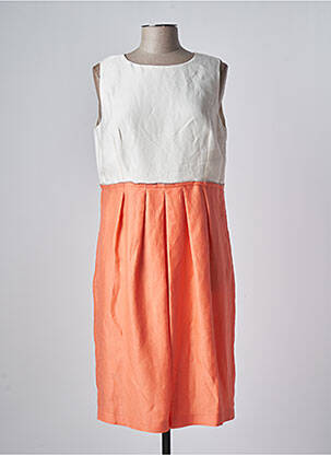 Rochie midi portocalie DEVERNOIS femeie