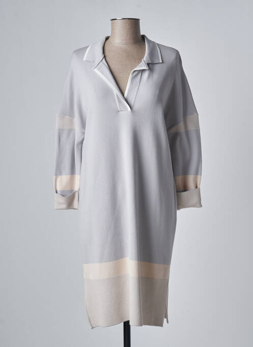 Rochie midi gri DEVERNOIS femeie