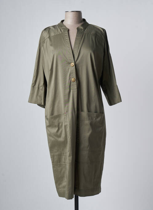 Rochie midi verde DEVERNOIS femeie