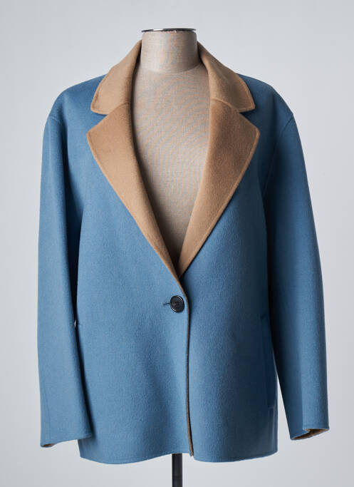 Palton scurt albastru DEVERNOIS femeie