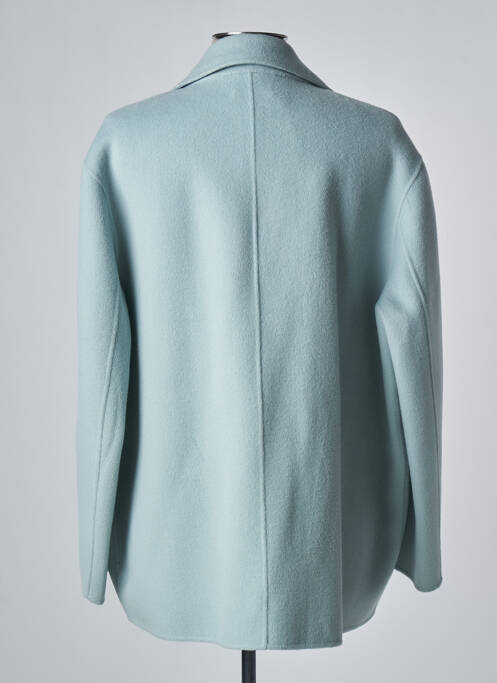 Palton lung albastru DEVERNOIS femeie