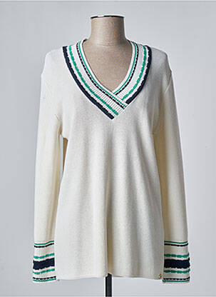 Pulover alb DEVERNOIS femme