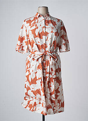 Rochie midi portocaliu DEVERNOIS femeie