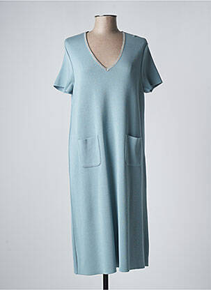 Rochie lungă albastru DEVERNOIS femeie