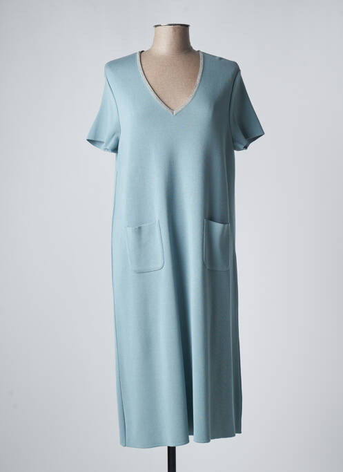 Rochie lungă albastru DEVERNOIS femeie