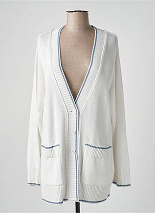 Vestă cu mâneci lungi alb DEVERNOIS femeie