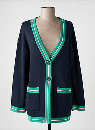 Vestă cu mâneci lungi albastru DEVERNOIS femeie