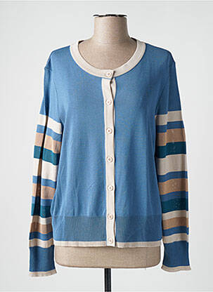 Vestă cu mâneci lungi albastru DEVERNOIS femme