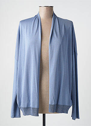 Vestă cu mâneci lungi albastru DEVERNOIS femeie