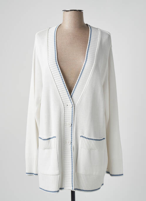 Vestă cu mâneci lungi alb DEVERNOIS femeie