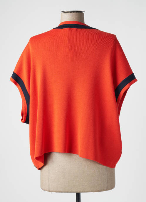 Vestă cu mâneci scurte portocaliu DEVERNOIS femeie