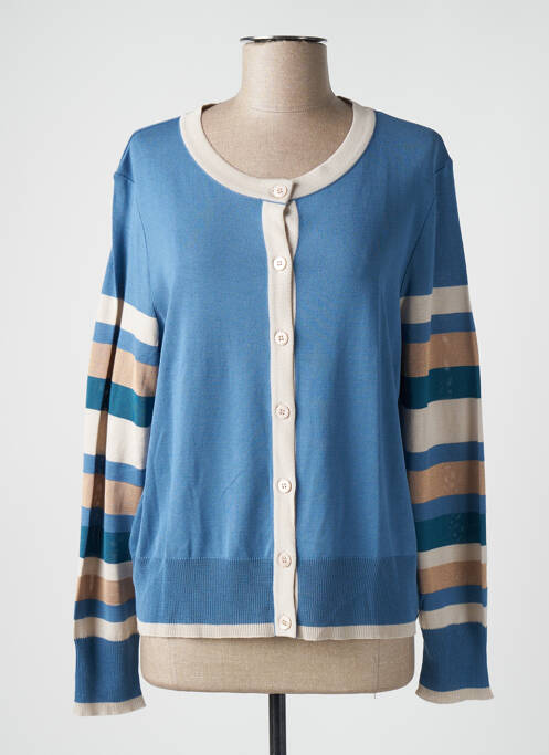 Vestă cu mâneci lungi albastru DEVERNOIS femeie