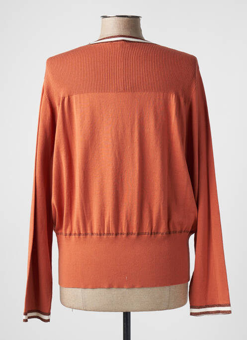 Vestă cu mâneci lungi roz DEVERNOIS femeie