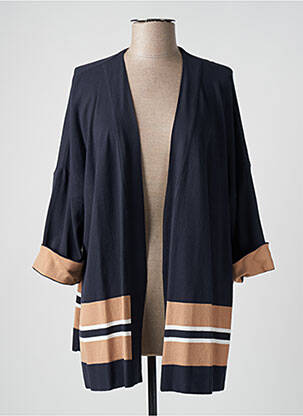 Vestă cu mâneci scurte albastru DEVERNOIS femeie