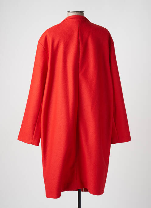 Palton lung roșu DEVERNOIS femme