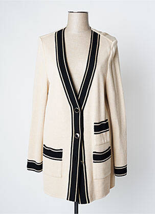 Vestă cu mâneci lungi bej DEVERNOIS femeie