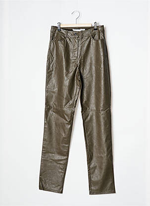 Pantalon slim kaki VILA femeie