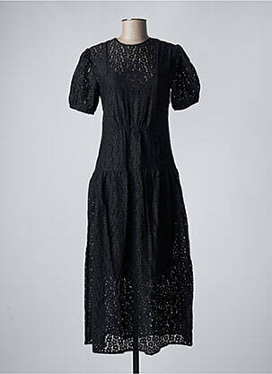 Rochie midi negru SAMSOE & SAMSOE femeie