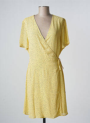 Rochie scurtă galben MSCH COPENHAGEN femeie