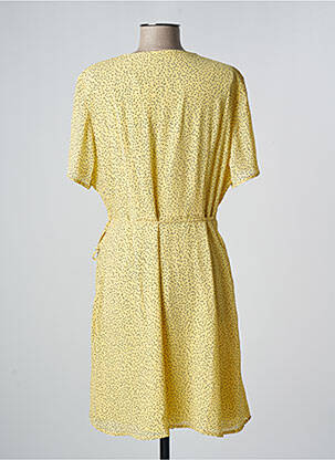 Rochie scurtă galben MSCH COPENHAGEN femeie