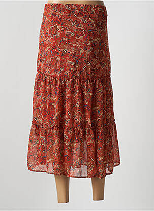 Fustă midi portocaliu GRACE & MILA femeie