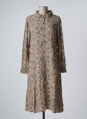 Rochie midi maro VILA femeie